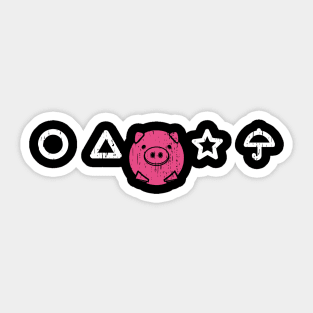 pig game Sticker